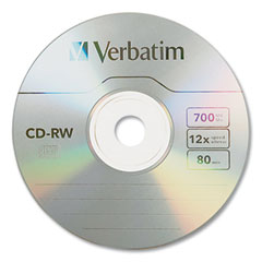 VER95155 - Verbatim® CD-RW Rewritable Disc