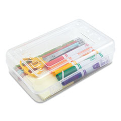 AVT34104 - Advantus Clear Pencil Box