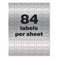 AVE60519 - Avery® PermaTrack® Metallic Asset Tag Labels