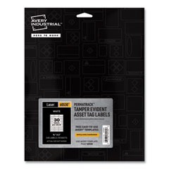 AVE60530 - Avery® PermaTrack® Tamper-Evident Asset Tag Labels