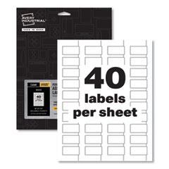 AVE61525 - Avery® PermaTrack® Durable White Asset Tag Labels