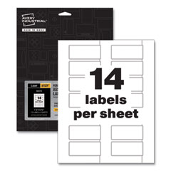 AVE61529 - Avery® PermaTrack® Durable White Asset Tag Labels