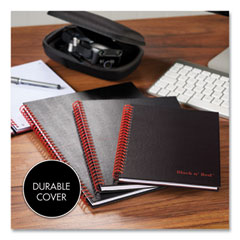 JDKL67000 - Black n' Red™ Hardcover Twinwire Notebooks