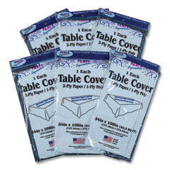 TBLPT549WH - Tablemate® Table Set® Poly Tissue Table Cover