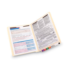 SMD34116 - Smead™ Manila Reinforced End Tab Fastener Folders with Antimicrobial Product Protection