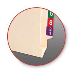 SMD75740 - Smead™ End Tab Jackets with Reinforced Tabs