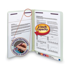 SMD34715 - Smead™ End Tab Expansion Pressboard Classification Folders with SafeSHIELD® Coated Fasteners