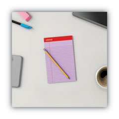 UNV35854 - Universal® Colored Perforated Ruled Writing Pads
