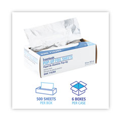BWK7162 - Boardwalk® Standard Aluminum Foil Pop-Up Sheets