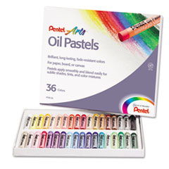 PENPHN36 - Pentel® Oil Pastel Set With Carrying Case