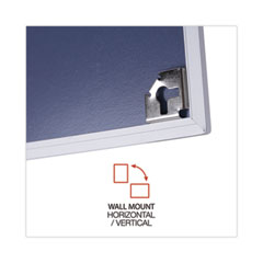 UNV43623 - Universal® Melamine Dry Erase Board with Aluminum Frame
