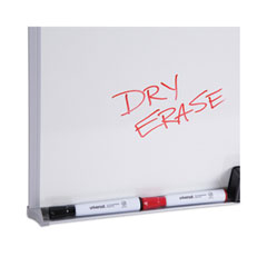 UNV43623 - Universal® Melamine Dry Erase Board with Aluminum Frame