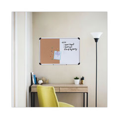 UNV43743 - Universal® Combination Dry Erase & Bulletin Board