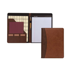 SAM71656 - Samsill® Two-Tone Padfolio with Spine Accent