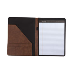SAM71656 - Samsill® Two-Tone Padfolio with Spine Accent