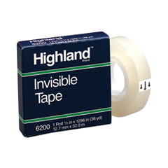 MMM6200121296 - Highland™ Invisible Permanent Mending Tape