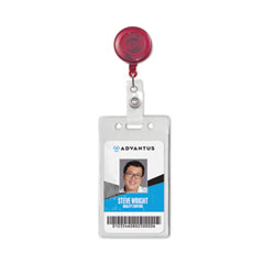 AVT75471 - Advantus Translucent Retractable ID Card Reel