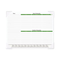AAG89805 - AT-A-GLANCE® Floral Panoramic Desk Pad