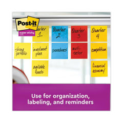 MMM6545SSAN - Post-it® Notes Super Sticky Pads in Playful Primary Colors
