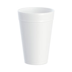 DART 32 oz. White Disposable Foam Cups (25/Bag 20 Bags/Carton