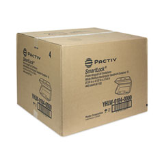 PCTYHLW01840000 - Pactiv Evergreen SmartLock® Foam Hinged Lid Container