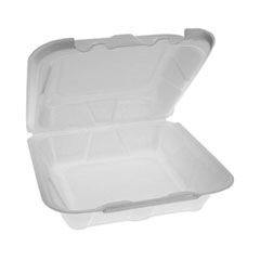 PCTYTD18801ECON - Pactiv Evergreen Vented Foam Hinged Lid Container