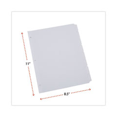 UNV20818 - Universal® Deluxe Write-On/Erasable Tab Index