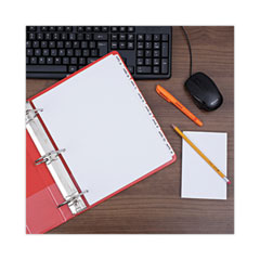 UNV20818 - Universal® Deluxe Write-On/Erasable Tab Index