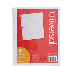 UNV61687 - Universal® Slash-Cut Pockets for Three-Ring Binders