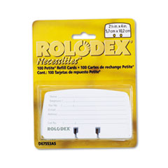 ROL67553 - Rolodex™ Petite® Refill Cards