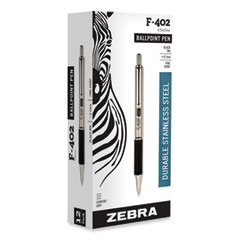 ZEB29210 - Zebra® F-402® Retractable Ballpoint Pen