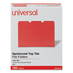 UNV16163 - Universal® Reinforced Top-Tab File Folders