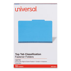 UNV10211 - Universal® Bright Colored Pressboard Classification Folders