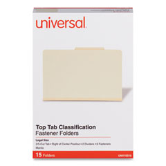 UNV10310 - Universal® Six-Section Classification Folders