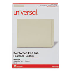 UNV13120 - Universal® Reinforced End Tab Fastener Folders