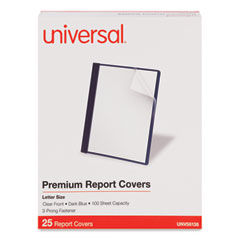 UNV56138 - Universal® Clear Front Report Cover with Fasteners
