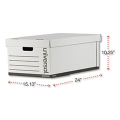 UNV95221 - Universal® Medium-Duty Easy Assembly Storage Box