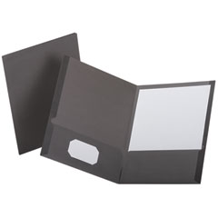 OXF53405 - Oxford™ Linen Twin-Pocket Folder