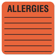 TAB40560 - Tabbies® Allergy Warning Labels