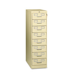 TNNCF846PY - Tennsco Eight-Drawer Multimedia/Card File Cabinet