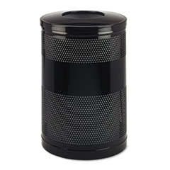 RCPS55ETBK - Rubbermaid® Commercial Classics Perforated Open Top Receptacle