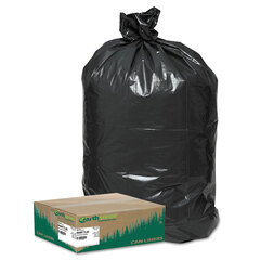 Webster Linear Low Density Large Trash and Yard Bags, 33 gal, 0.9 mil, 32.5