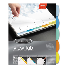 WLJ55964 - Wilson Jones® View-Tab® Paper Index Dividers