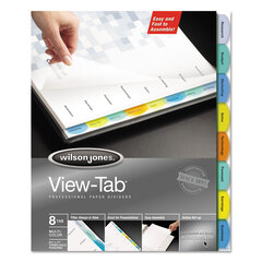 WLJ55965 - Wilson Jones® View-Tab® Paper Index Dividers
