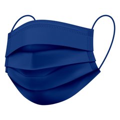 Face Mask Navy Blue Belt Chain Print 3D Fit – SPARKLE ARMAND