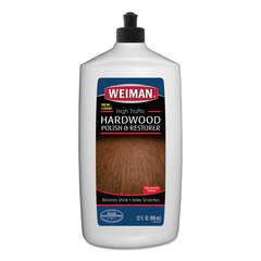 Weiman High Traffic Hardwood Polish and Restorer, 32 oz Squeeze Bottle