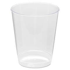 WNA Comet Plastic Tumbler, 8 oz, Clear, Tall, 25/Pack, 20 Packs/Carton