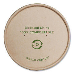World Centric Paper Lids for Bowls, 4.6