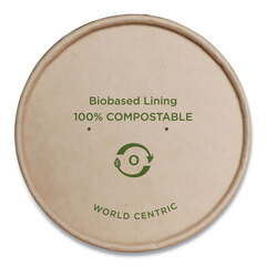 World Centric Paper Lids for Bowls, 3.6