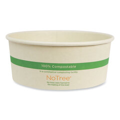 World Centric No Tree Wide Paper Bowls, 24 oz, 5.9